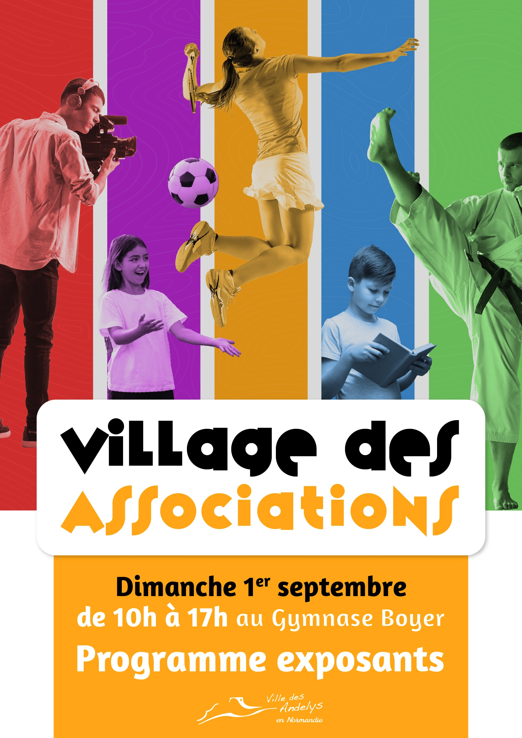 Programme des exposants du Village des associations 2024 aux Andelys