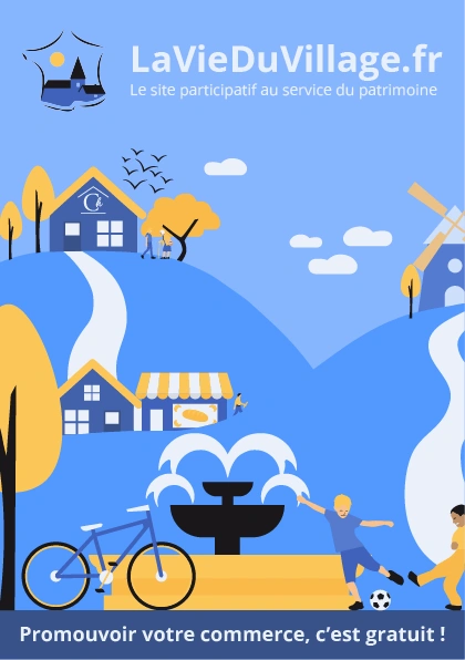 Flyer pour le site LaVieDuVillage.fr
