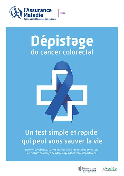 Affiche pour mars bleu