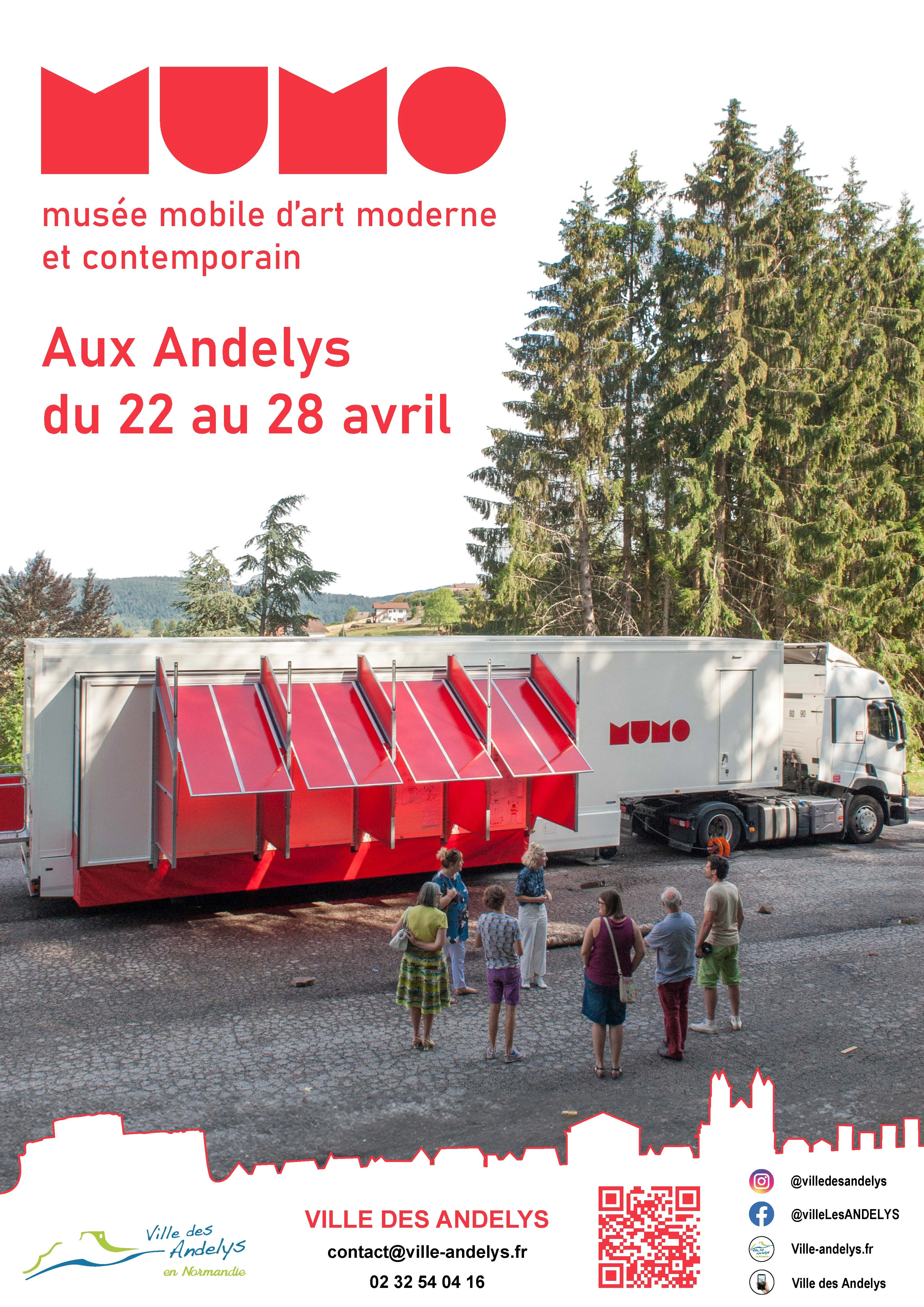 Proposition d'affiche l'exposition MuMo aux Andelys