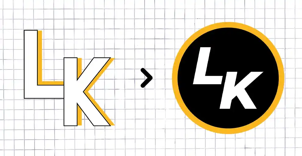 Comparatif entre l'ancien et le nouveau logo de Louka_OW.
